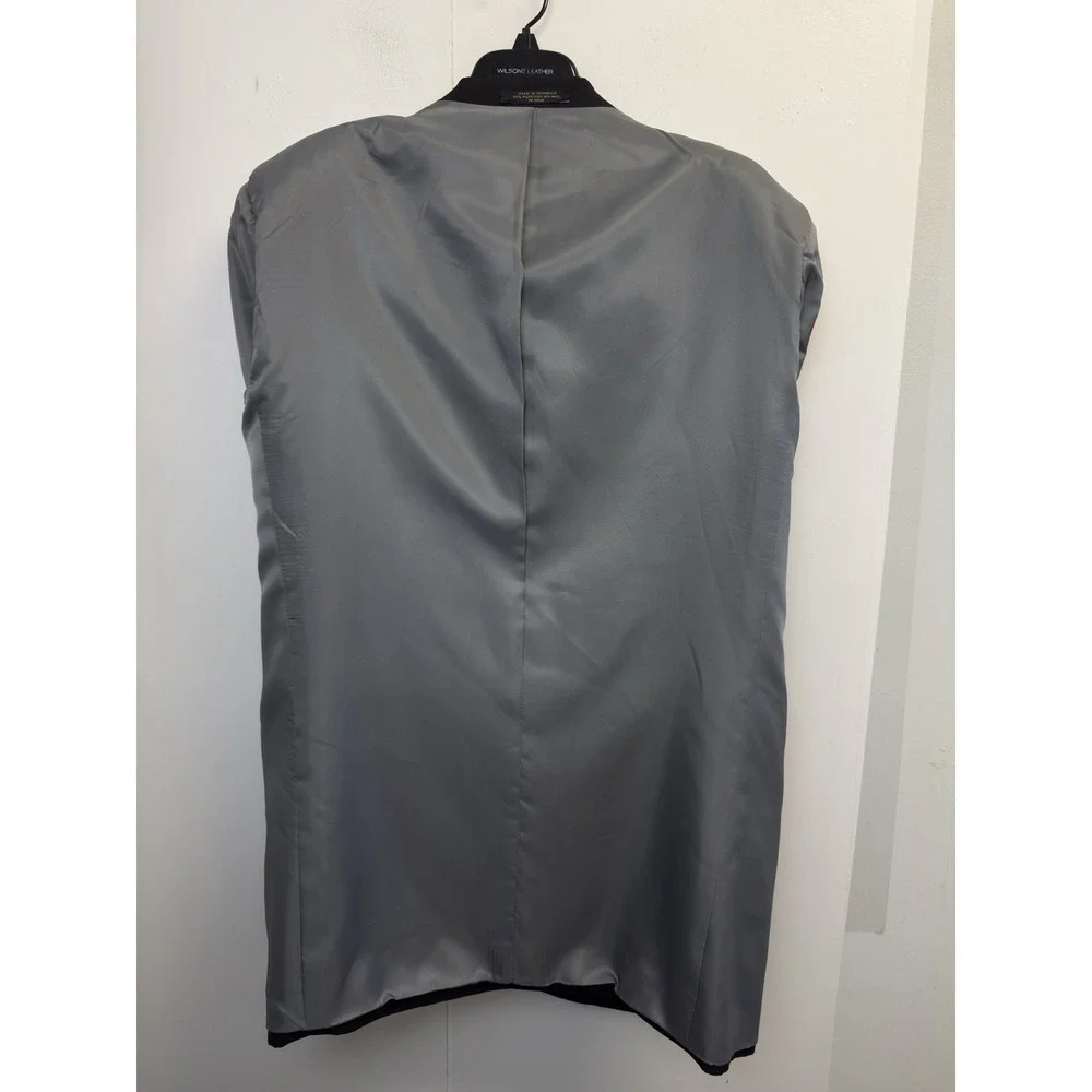 Dario Di Napoli Mens 46XL Black Single Button‎ Tuxedo Jacket Wool Blend Jacket